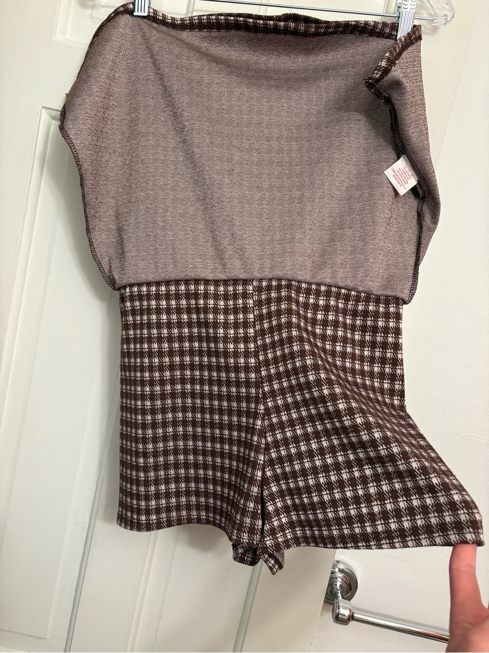 Lisa Says Gah Darcy Skort — Cocoa Plaid - Picture 5 of 6